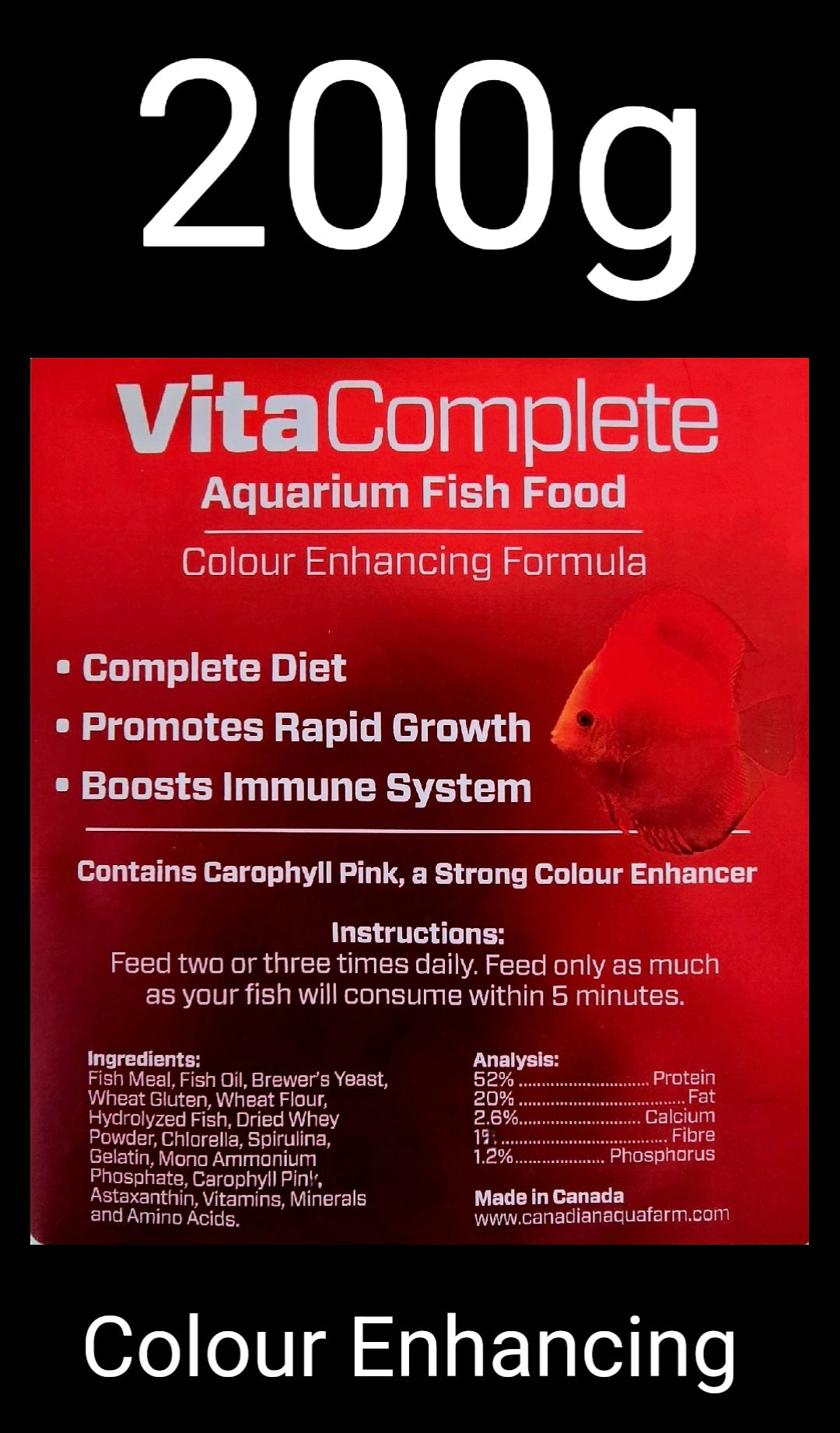 VitaComplete Colour Enhancing Aquarium Fish Food