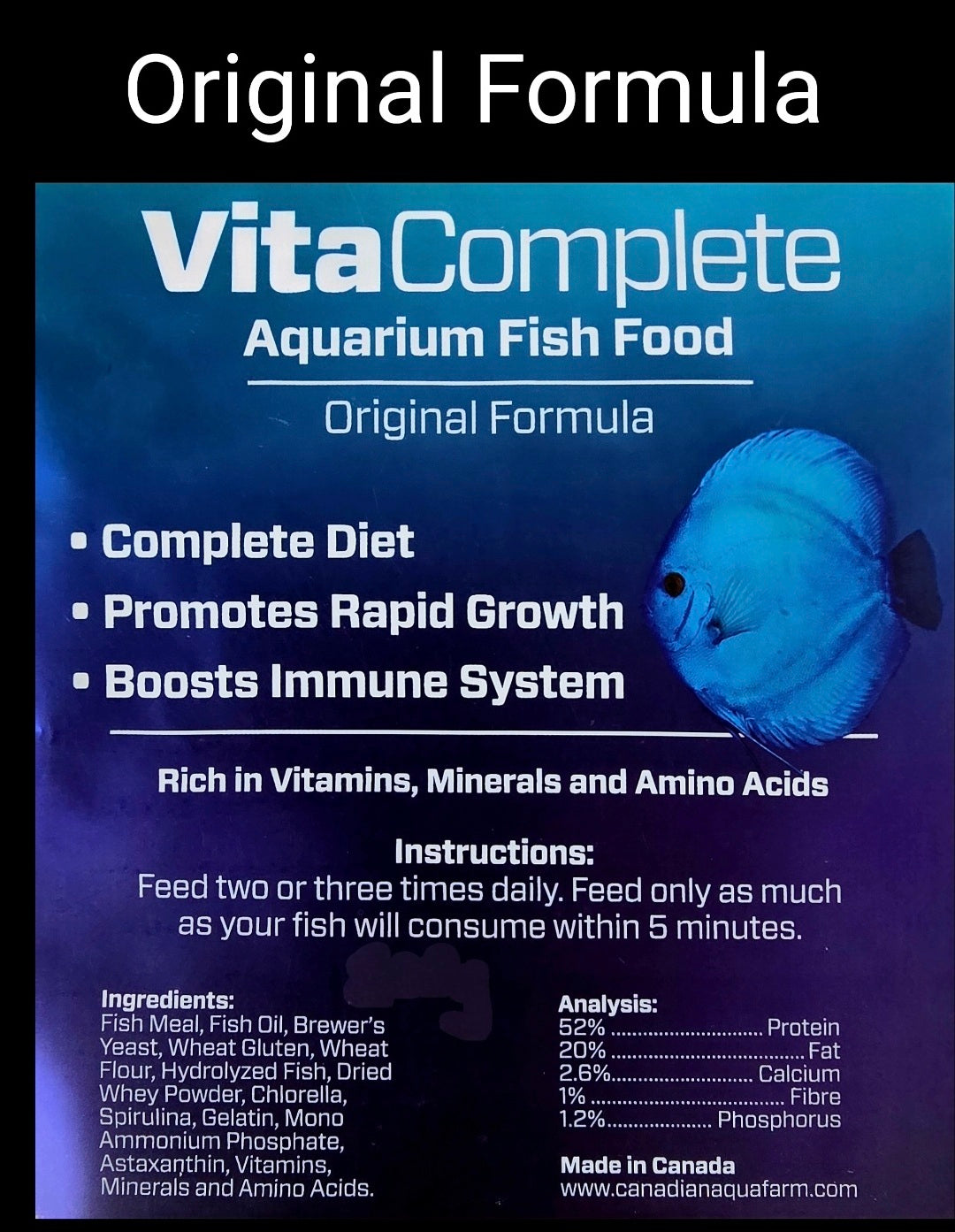 VitaComplete Original Aquarium Fish Food